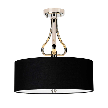 Plafoniera Falmouth 3 Light Semi Flush – Polished Chrome