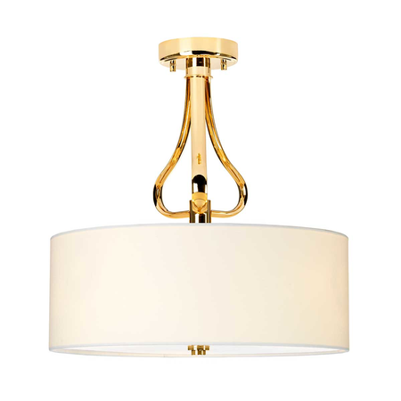 Plafoniera Falmouth 3 Light Semi Flush – French Gold