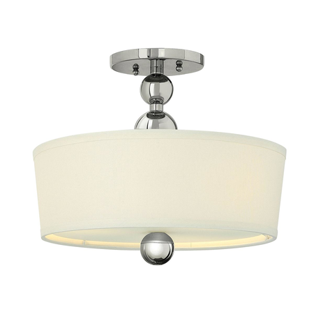 Plafoniera Zelda 3 Light Semi-Flush – Polished Nickel