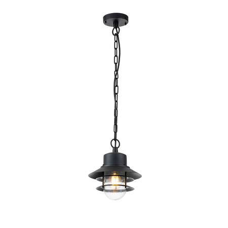 Lampa suspendata Copenhagen 1 Light Chain Lantern – Black