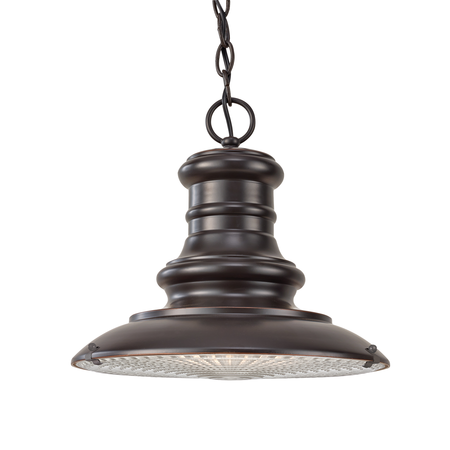 Lampa suspendata Redding Station 1 Light Medium Chain Lantern – Restoration Bronze