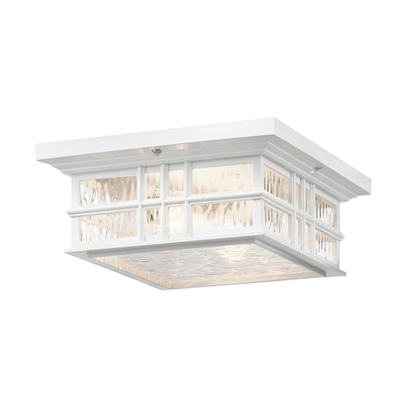 Corp de iluminat decorativ pentru exterior, beacon square 2 light flush mount