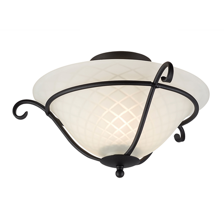 Corp de iluminat decorativ pentru exterior, Torchiere 1 Light Flush Light