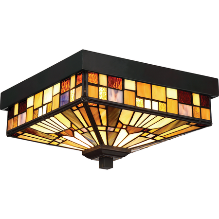 Corp de iluminat decorativ pentru exterior, Inglenook 2 Light Outdoor Flush Mount