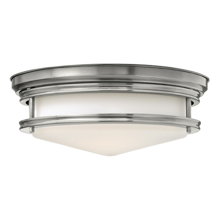 Corp de iluminat decorativ pentru exterior, Hadley 3 Light Flush Antique Nickel