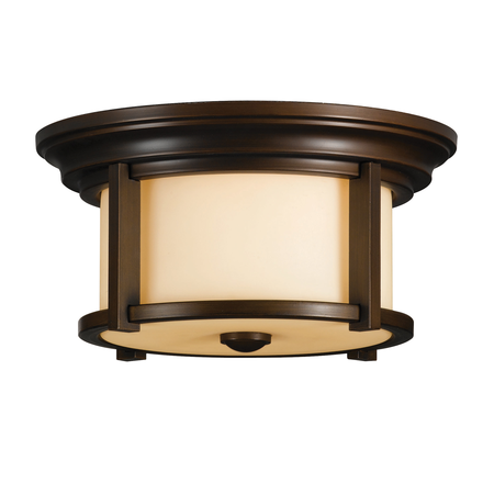 Corp de iluminat decorativ pentru exterior, Merrill 2 Light Flush Mount