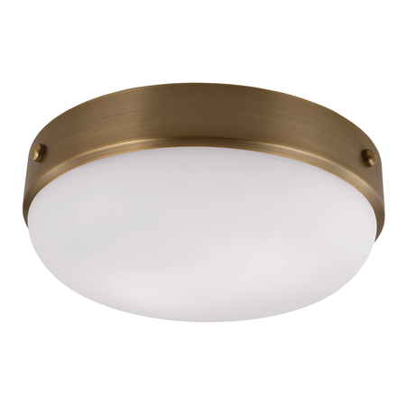 Corp de iluminat decorativ pentru exterior, Cadence 2 Light Flush Mount – Dark Antique Brass