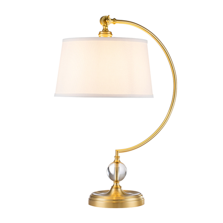 Veioza jenkins 1 light table lamp (complete with cream shade)