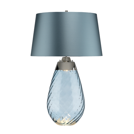 Veioza lena 2 light large blue table lamp