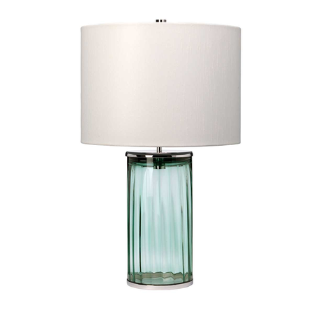 Veioza reno table lamp – green – polished nickel