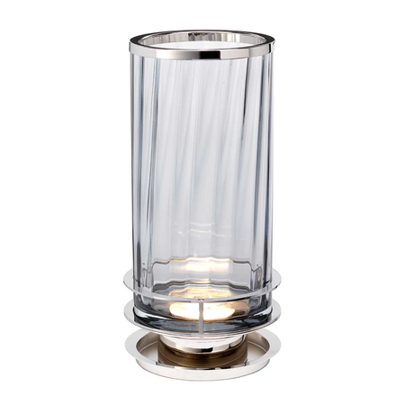 Veioza Arno Table Lamp – Smoke – Polished Nickel