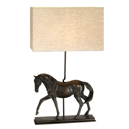 Veioza Dorado 1 Light Table Lamp With Rectangle Shade