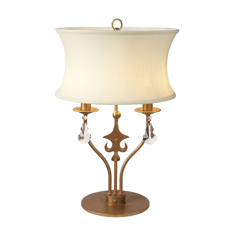 Veioza Windsor 2 Light Table Lamp – Gold Patina