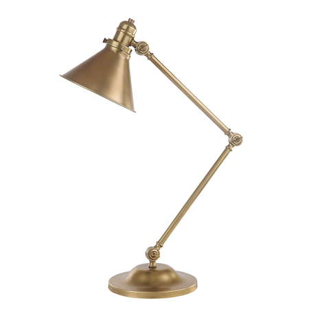 Veioza Provence 1 Light Table Lamp – Aged Brass