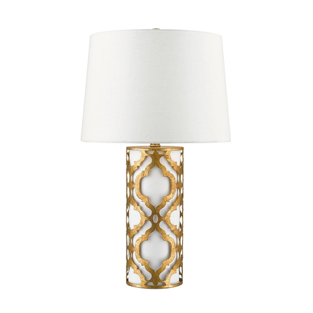 Veioza arabella 1 light table lamp – distressed gold