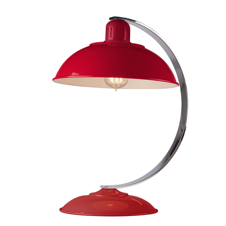 Elstead-lighting Veioza franklin 1 light desk lamp – red