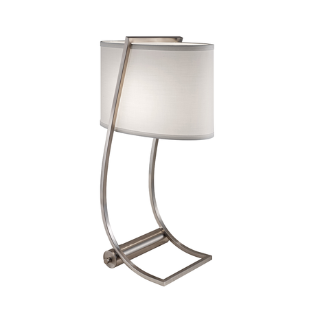 Veioza lex 1 light table lamp – brushed steel