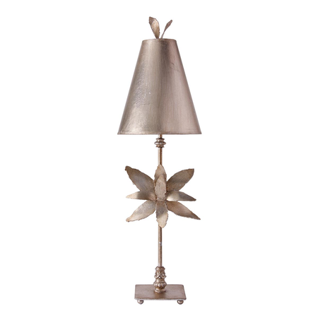 Veioza Azalea 1 Light Table Lamp – Silver Leaf
