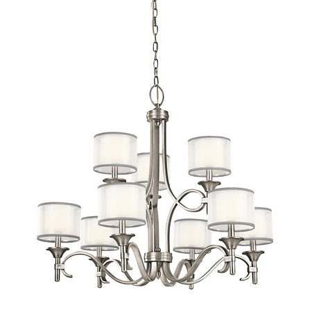 Corp de iluminat suspendat, lustra Lacey 9 Light Chandelier – Antique Pewter