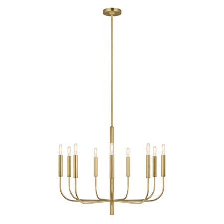 Corp de iluminat suspendat, lustra brianna 9 light chandelier – burnished brass