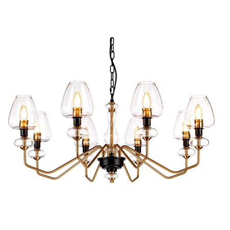 Corp de iluminat suspendat, lustra armand 8 light chandelier – aged brass