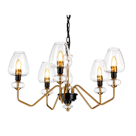 Corp de iluminat suspendat, lustra armand 5 light chandelier – aged brass