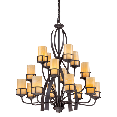 Corp de iluminat suspendat, lustra Kyle 16 Light Chandelier