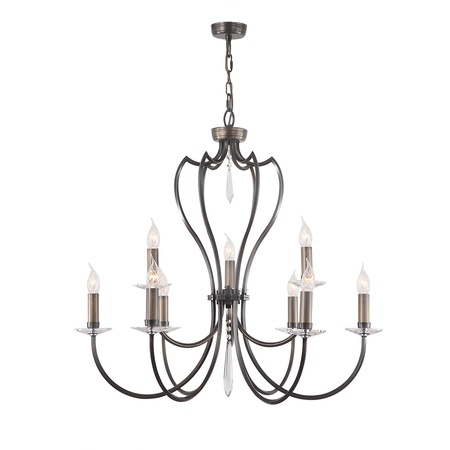 Corp de iluminat suspendat, lustra pimlico 9 light chandelier – dark bronze