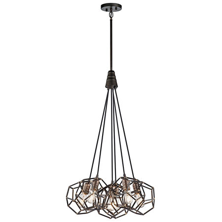 Corp de iluminat suspendat, lustra Rocklyn 6 Light Chandelier