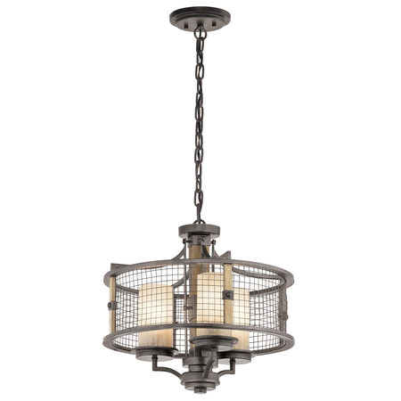 Corp de iluminat suspendat, lustra Ahrendale 3 Light Duo-Mount Chandelier