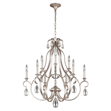 Corp de iluminat suspendat, lustra DeWitt 9 Light Chandelier