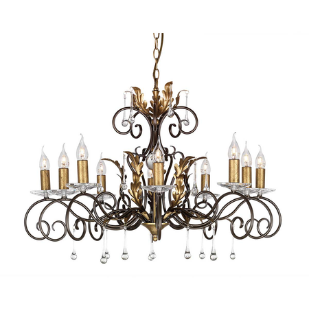 Corp de iluminat suspendat, lustra Amarilli 10 Light Chandelier – Bronze/Gold