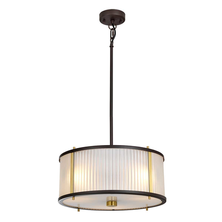 Lampa suspendata Corona 3 Light Pendant – Museum Bronze