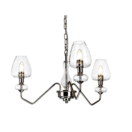 Lampa suspendata Armand 3 Light Pendant – Polished Nickel