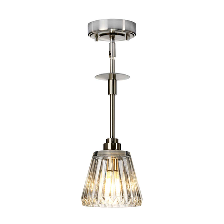 Lampa suspendata Agatha 1 Light Pendant – Brushed Nickel