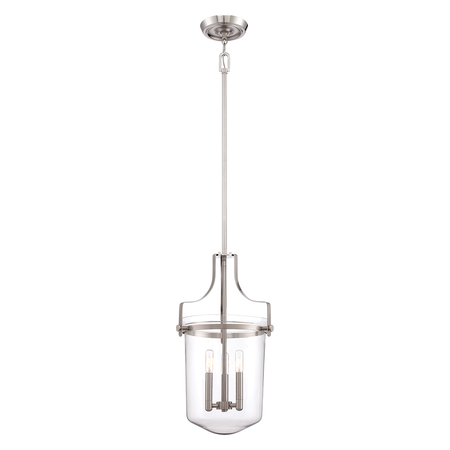 Lampa suspendata Penn Station 3 Light Pendant – Brushed Nickel