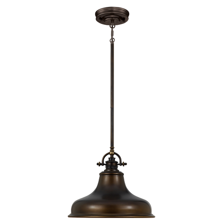 Lampa suspendata Emery 1 Light Medium Pendant – Palladian Bronze