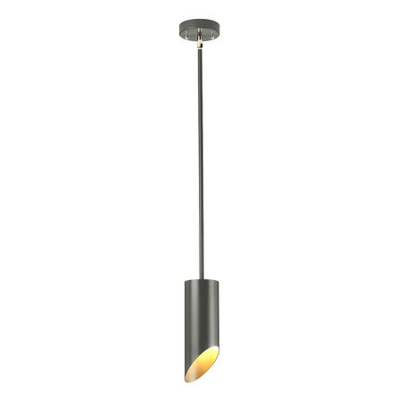 Lampa suspendata Quinto 1 Light Pendant – Dark Grey Polished Nickel