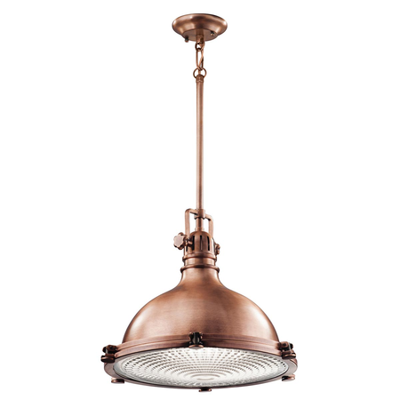 Lampa suspendata Hatteras Bay 1 Light Extra Large Pendant – Antique Copper