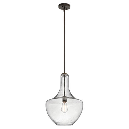 Lampa suspendata everly 1 light medium pendant – olde bronze