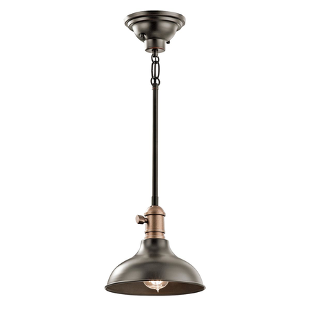 Lampa suspendata cobson 1 light mini pendant – olde bronze