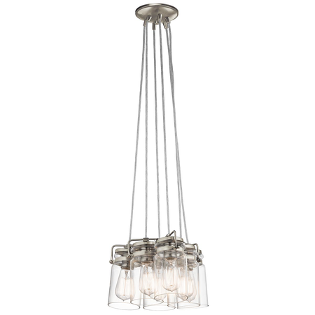 Lampa suspendata Brinley 6 Light Pendant – Brushed Nickel