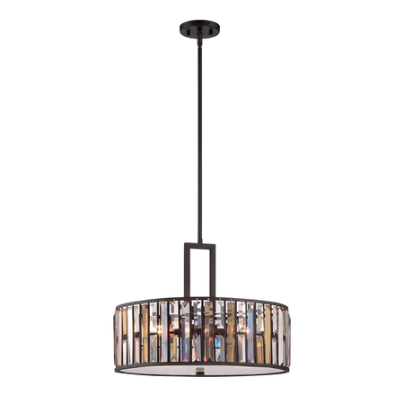 Lampa suspendata Gemma 3 Light Pendant – Vintage Bronze