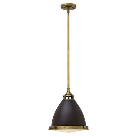 Lampa suspendata Amelia 1 Light Medium Pendant – Buckeye Bronze/Restoration Bronze