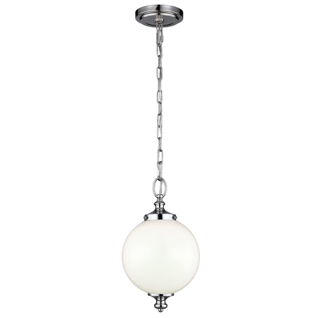 Lampa suspendata Parkman 1 Light Small Pendant – Polished Nickel