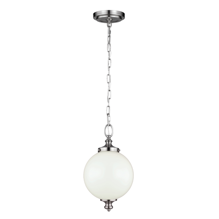 Lampa suspendata Parkman 1 Light Small Pendant – Brushed Steel