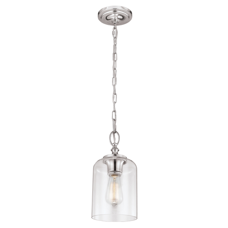 Lampa suspendata Hounslow 1 Light Mini Pendant Polished Nickel