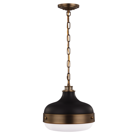 Lampa suspendata Cadence 2 Light Pendant – Dark Antique Brass/Matte Black