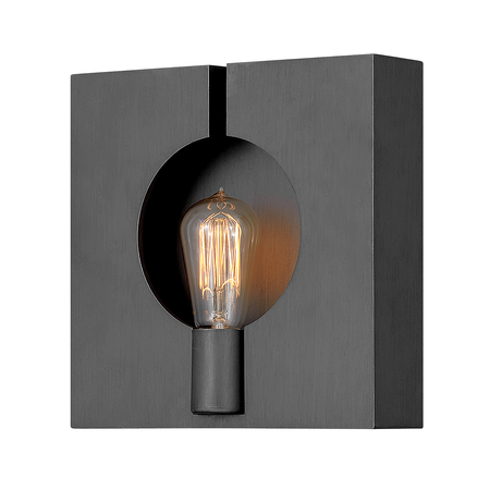 Aplica Ludlow 1 Light Wall Light – Brushed Graphite