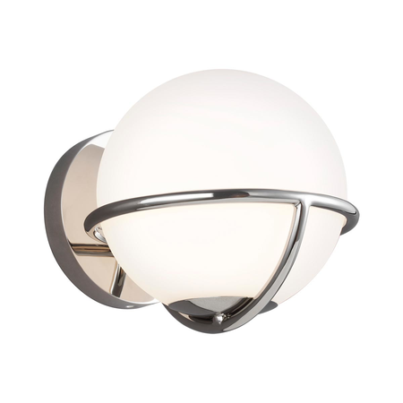 Aplica Apollo 1 Light Wall Light – Polished Nickel